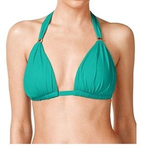 LAUREN Ralph Lauren Bikini Top (Emerald Green)